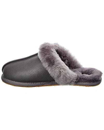 D Mule Buff Sheepskin Slipper Women - Image 2