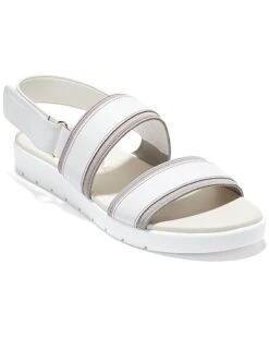Cole Haan ZG Leather-Trim Sandal Women