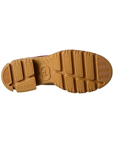 Gucci Interlocking G Leather Oxford Men - Image 4