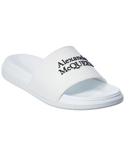 Alexander McQueen Pool Rubber Slide Men