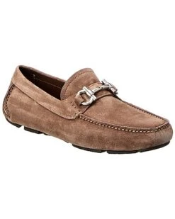 Salvatore Ferragamo Parigi Eco Suede Loafer Men