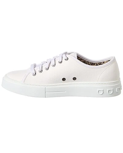 Salvatore Ferragamo Mediterr Eco Canvas Sneaker Men - Image 2