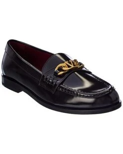 Valentino VLogo Leather Loafer Men