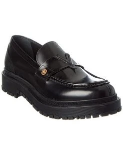 Versace Leather Loafer Men
