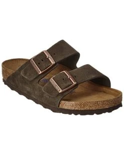Birkenstock Arizona Soft Footbed Suede Leather Sandal Men