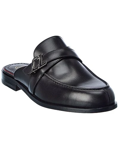 Christian Louboutin Muloman Leather Mule Men