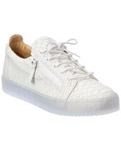 Giuseppe Zanotti May London Croc-Embossed Leather Sneaker Men