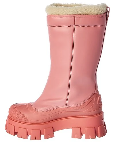 Prada Monolith Leather Boot Women - Image 2