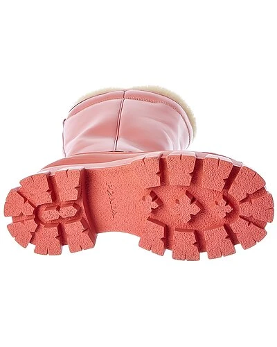 Prada Monolith Leather Boot Women - Image 4
