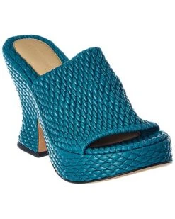 Bottega Veneta Leather Platform Sandal Women