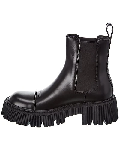 Balenciaga Tractor Leather Bootie Women - Image 2
