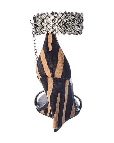 Giuseppe Zanotti Jetaime 105 Haircalf Wedge Sandal Women - Image 3