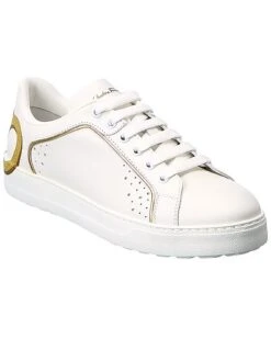 Salvatore Ferragamo Manhattan Leather Sneaker Women