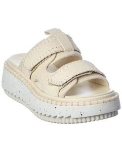 Chloé Lilli Suede & Leather Platform Sandal Women