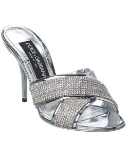 Dolce & Gabbana Crystal Mesh Sandal Women