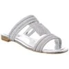 Tod's T Strap Glitter Sandal Women