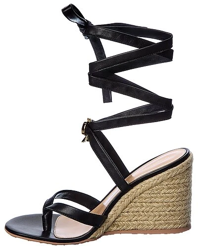 Bbon Beachclub 85 Leather Wedge Sandal Women - Image 2