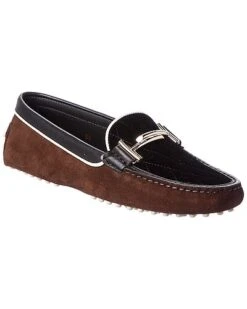 Tod's Gommini Velvet & Suede Loafer Women