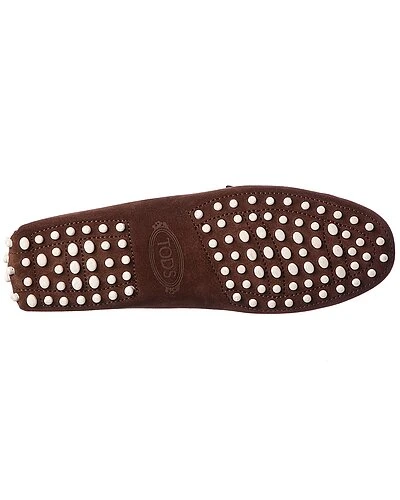 Tod's Gommini Velvet & Suede Loafer Women - Image 4