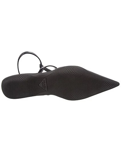 Prada Leather Pointy-Toe Ballet Flat Women - Image 4