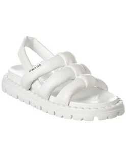 Prada Padded Leather Sandal Women