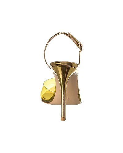 Bbon D'Orsay 105 Vinyl & Leather Slingback Pump Women - Image 3