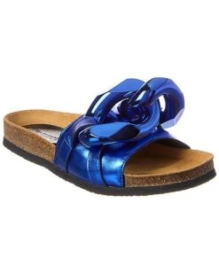 JW Anderson Chain Leather Slide Women