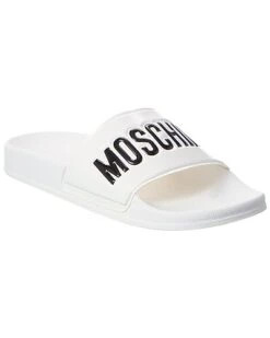 MOSCHINO Embossed Logo Rubber Slide Women