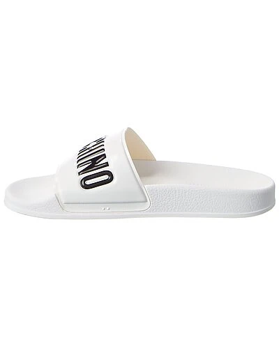 MOSCHINO Embossed Logo Rubber Slide Women - Image 2