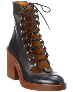 Chloé May Leather Bootie Women