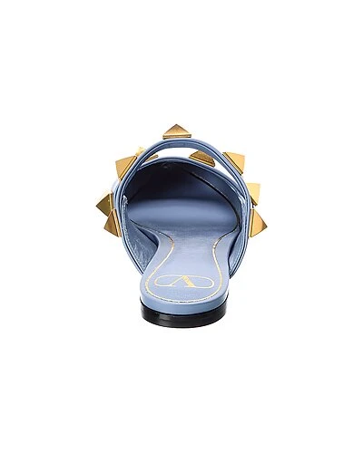 Valentino Roman Stud Leather Flat Women - Image 3