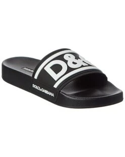Dolce & Gabbana Logo Rubber Slide Women