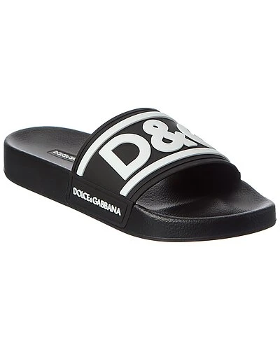 Dolce & Gabbana Logo Rubber Slide Women