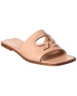 Bbon Slide Leather Sandal Women