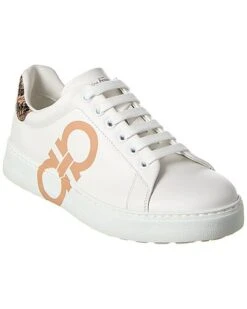 Salvatore Ferragamo Number Leather Sneaker Women