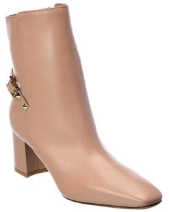 Valentino Rockstud 60 Leather Bootie Women
