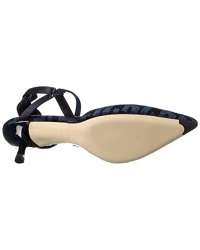 FENDI Colibri Lite Chenille & Jacquard Slingback Pump Women - Image 4