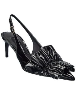 Dolce & Gabbana Ruched Patent Slingback Pump Women
