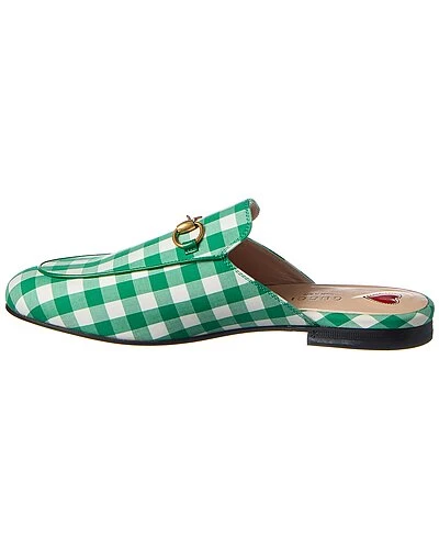 Gucci Princetown Gingham Slipper Women - Image 2