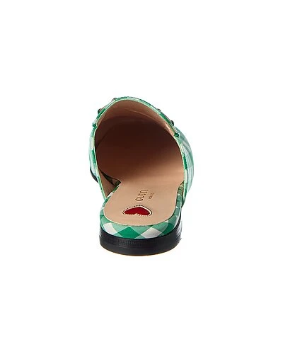 Gucci Princetown Gingham Slipper Women - Image 3