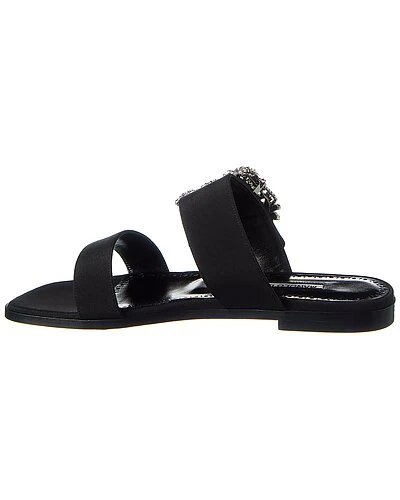 Manolo Blahnik Tituba Silk Sandal Women - Image 2