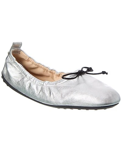Tod's Leather Ballerina Flat Women