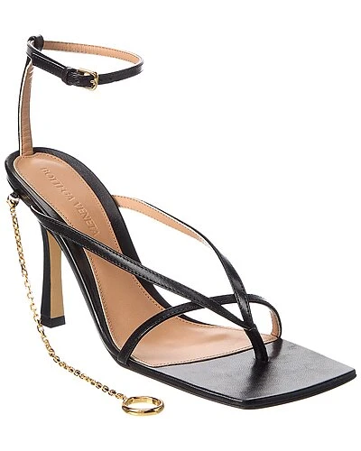 Bottega Veneta Stretch Strap Leather Sandal Women