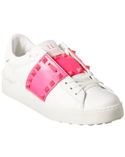 Valentino Rockstud Untitled Leather Sneaker Women