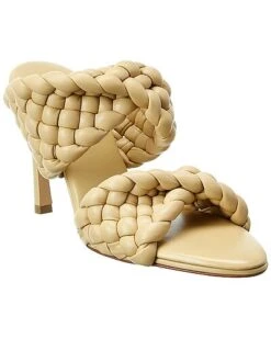 Bottega Veneta Curve Leather Sandal Women