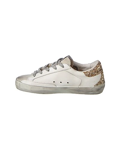 Golden Goose Superstar Leather & Glitter Sneaker Kids - Image 2