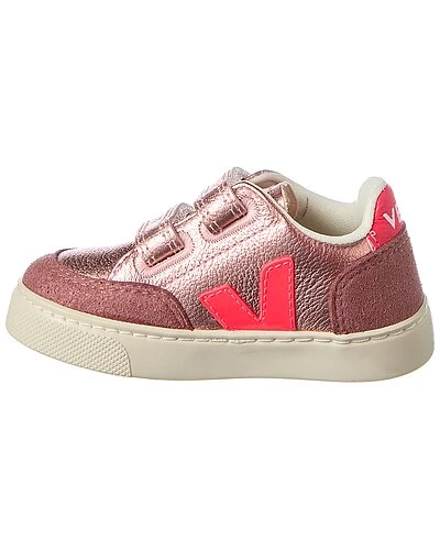 Veja Small V-12 Leather Sneaker Kids - Image 2