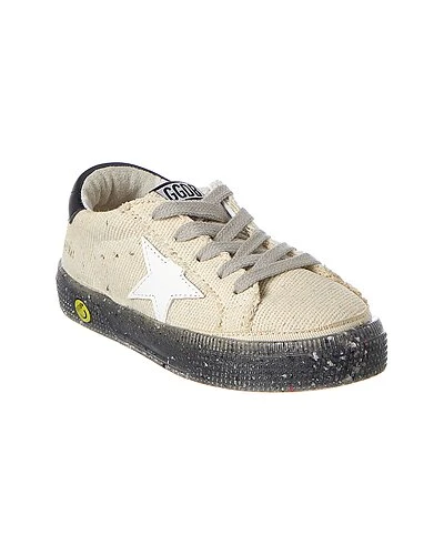 Golden Goose May Canvas & Leather Sneaker Kids