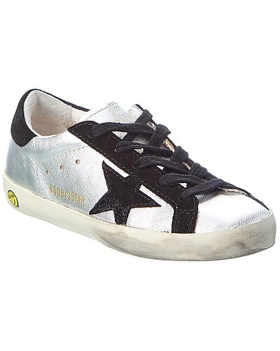 Golden Goose Superstar Leather & Suede Sneaker Kids