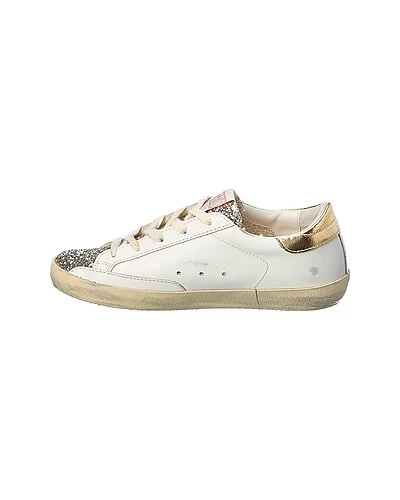 Golden Goose Superstar Glitter & Leather Sneaker Kids - Image 2
